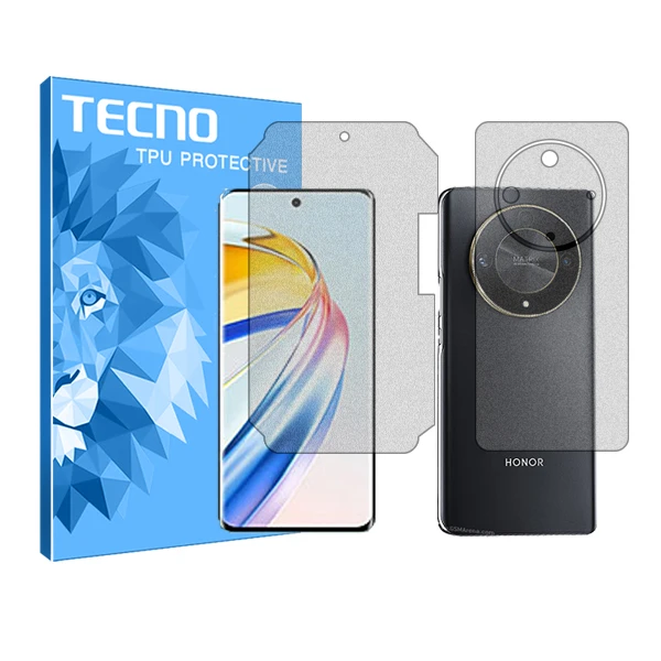 محافظ صفحه نمایش مات تکنو مدل HyMTT مناسب برای گوشی موبایل آنر X9b به همراه محافظ پشت گوشی