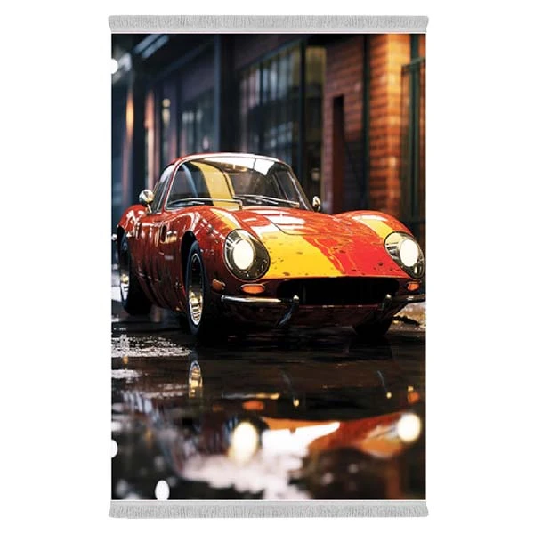 فرش پارچه‌ای دفه مدل فرشینه طرح فانتزی کد 8212