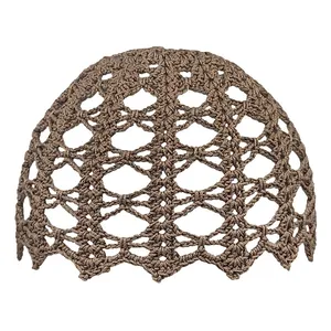 کلاه دستبافت زنانه مدل مکرومه کد 0111587