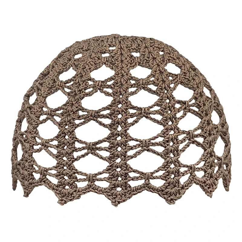 کلاه دستبافت زنانه مدل مکرومه کد 0111587