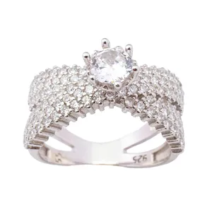 انگشتر نقره زنانه مدل GTA-R095