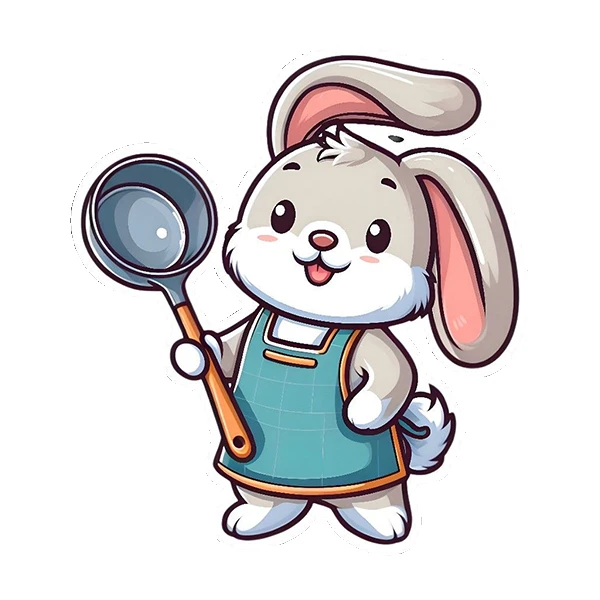 استیکر پارچه و لباس پاد آفرین طرح خرگوشی کد 3421