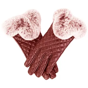 دستکش زنانه مدل چرمی کد 00656