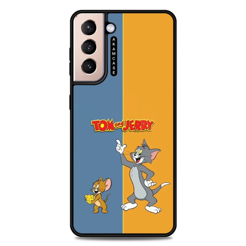 کاور آکام مدل AMC-WSGS21P-TOM & JERRY17 مناسب برای گوشی موبایل سامسونگ Galaxy S21 Plus