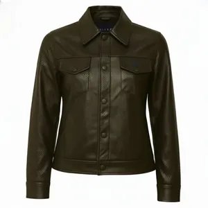 کت چرم زنانه مدل 502