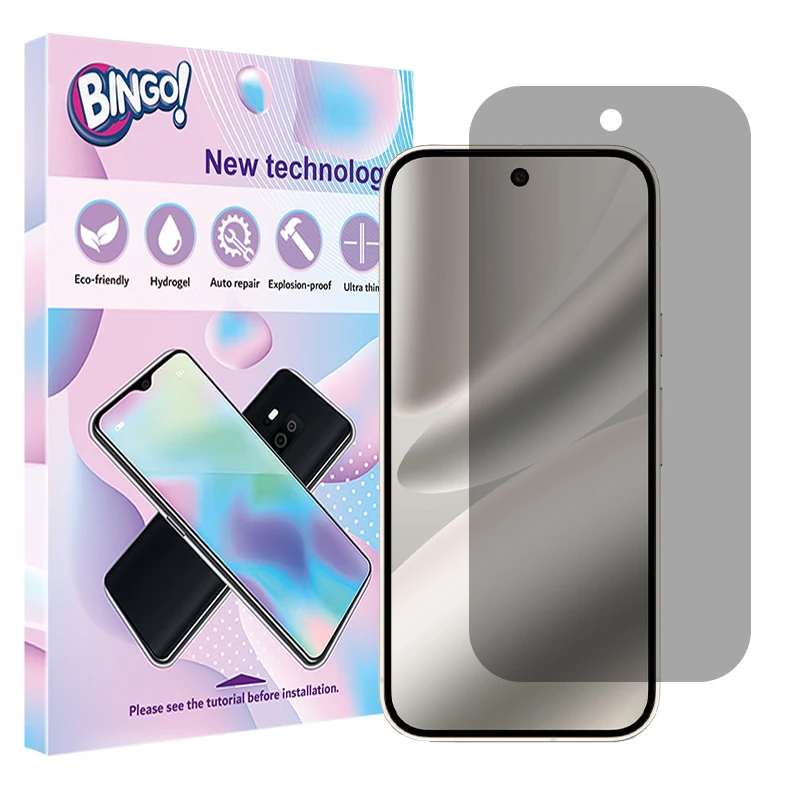 محافظ صفحه نمایش حریم شخصی بینگو مدل Tough مناسب برای گوشی موبایل گوگل Pixel 10 Pro
