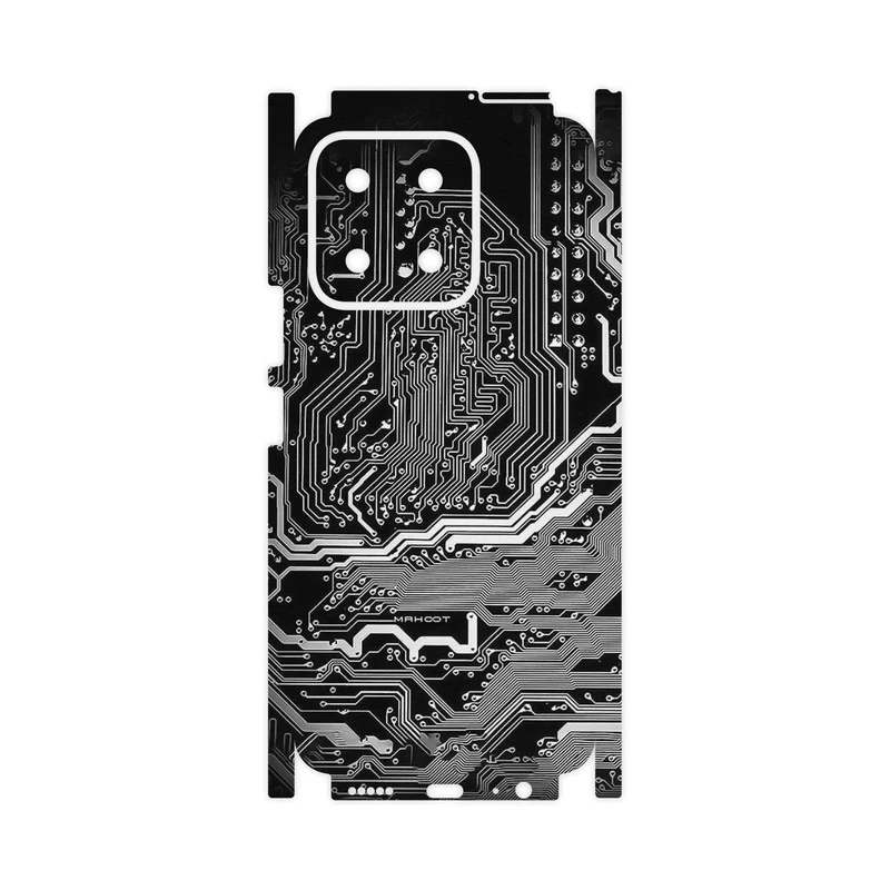 برچسب پوششی ماهوت مدل Black_Printed_Circuit_Board-FullSkin مناسب برای گوشی موبایل آنر X5b