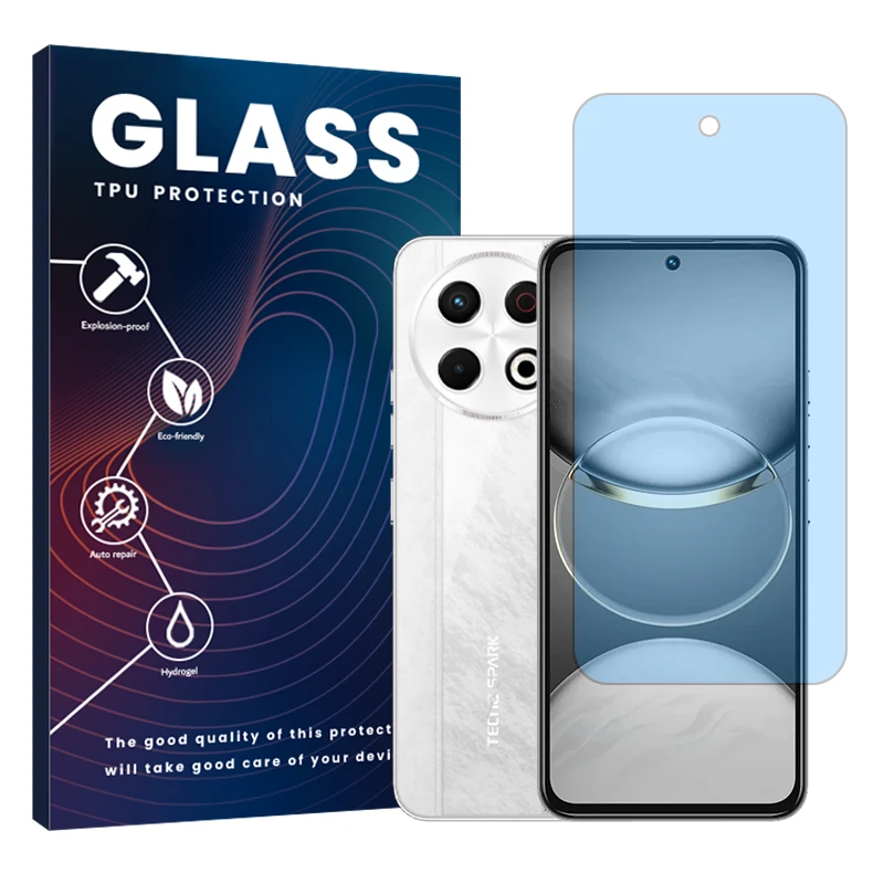 محافظ صفحه نمایش مات آنتی بلو گلس مدل هیدروژلی مناسب برای گوشی موبایل تکنو Spark 30 Pro