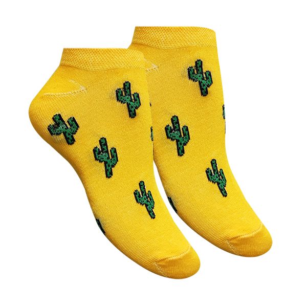 جوراب ساق کوتاه زنانه تن پوش هنگامه مدل کاکتوس کد YW11 - - 1