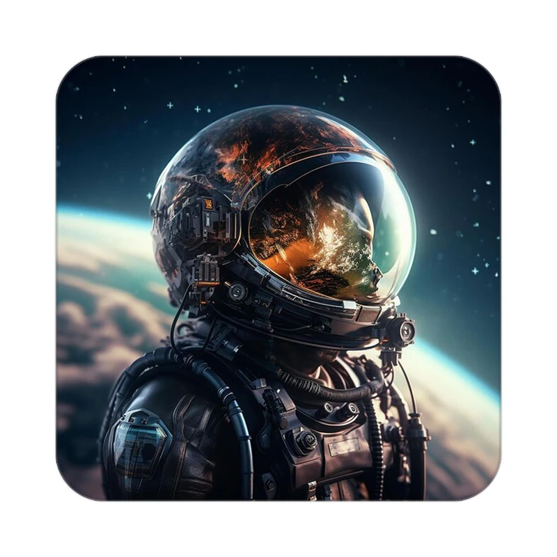 زیر لیوانی کاکتی طرح فضانورد مدل mp46143