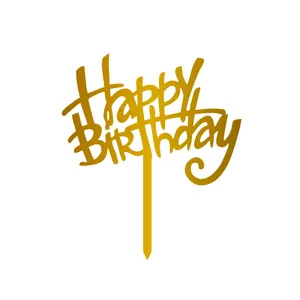 تاپر کیک تولد مدل happy birthday کد H2