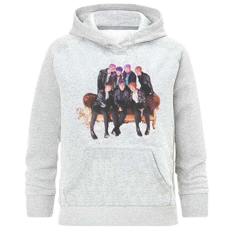 هودی زنانه طرح بی تی اس مدل Z741