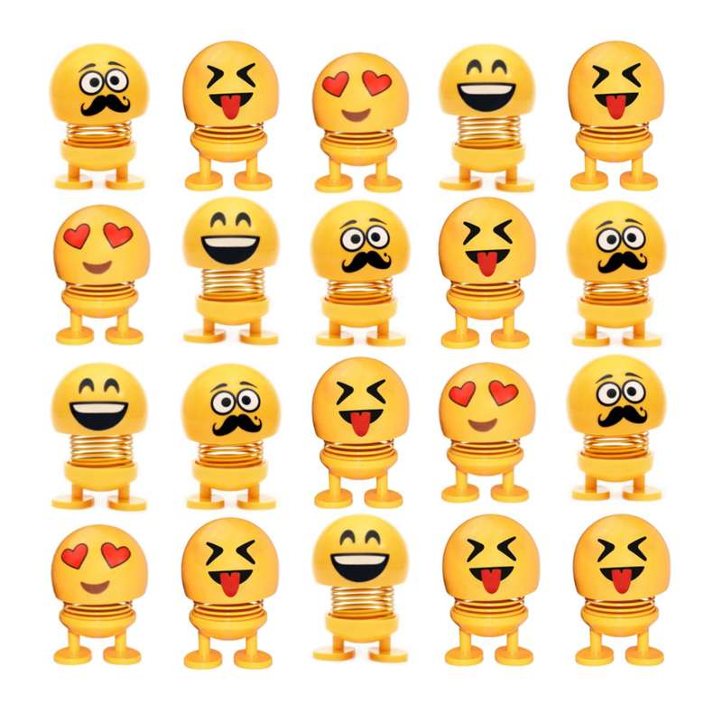 عروسک فنری طرح ایموجی مدل RAS کد 208 مجموعه 20 عددی