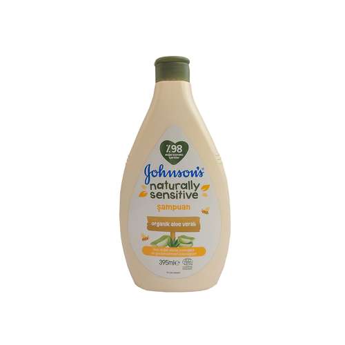 شامپو سر بچه جانسون مدل Naturally Sensitive کد Jo9376 حجم 395 میلی لیتر