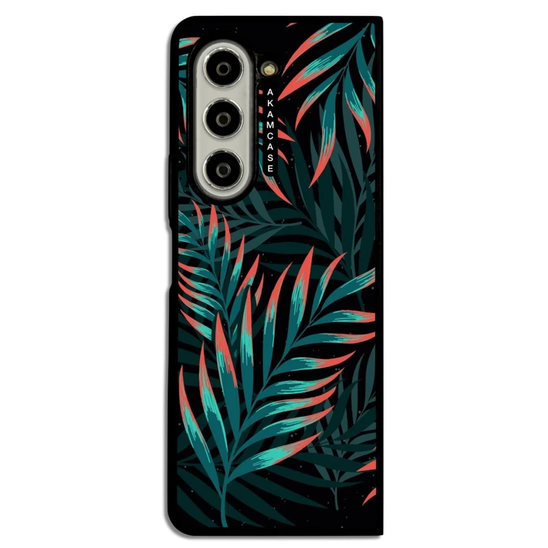 کاور آکام مدل AMC-WSGZFOLD5-LEAVES-25 مناسب برای گوشی موبایل سامسونگ Galaxy Z Fold 5