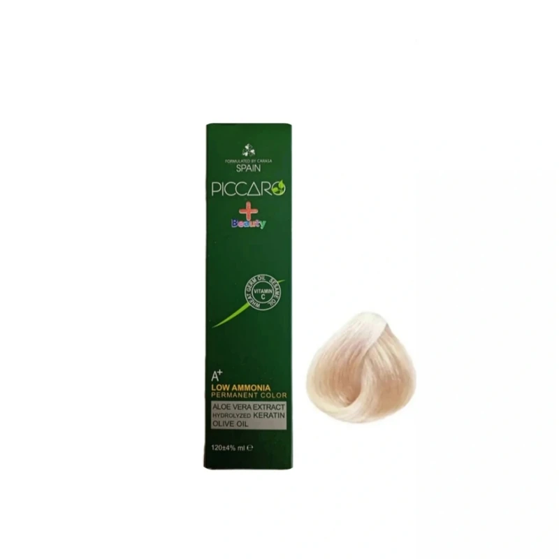 رنگ موی پیکارو شماره 9.89 مدل پلاس بیوتی حجم 124 میلی لیتر رنگ پوست پیازی 