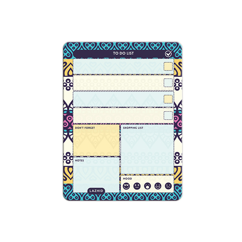 تخته وایت برد لاژید مدل برنامه ریزی سایز 14x18 سانتی متر