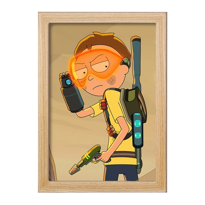 تابلو خندالو مدل انیمیشن ریک و مورتی Rick and Mort کد 26398