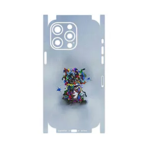 MAHOOT Collage of surreal Portrait of Women 4-FullSkin Cover Sticker for Apple iPhone 15 Pro Max