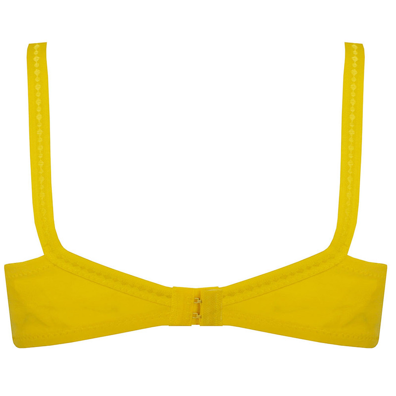 سوتین زنانه پرجامدا مدل 355011410 نخی خالدار رنگ زرد