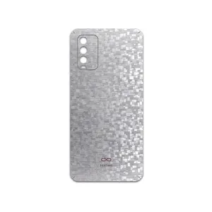 MAHOOT Silver-Silicon Cover Sticker for Xiaomi Redmi Note 9 4G