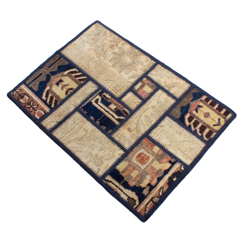 کلاژ فرش دستبافت نیم متری مدل بختیار کد 13665