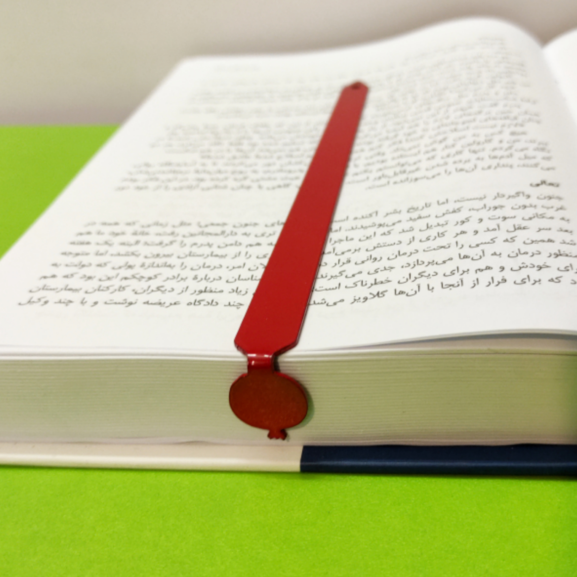 نشانگر کتاب نیتا متال طرح انار