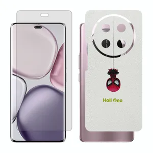 Glass Together model matte screen protector suitable for Honor X9c mobile phone with back cover sticker