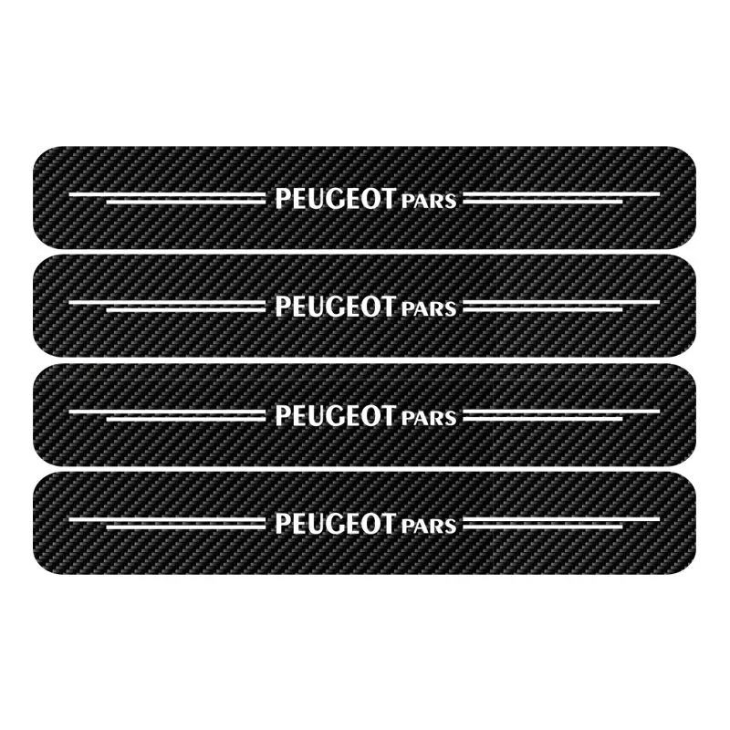 برچسب پارکابی خودرو رادیانس مدل کربن کد J69 مناسب برای پژو پارس بسته 4 عددی