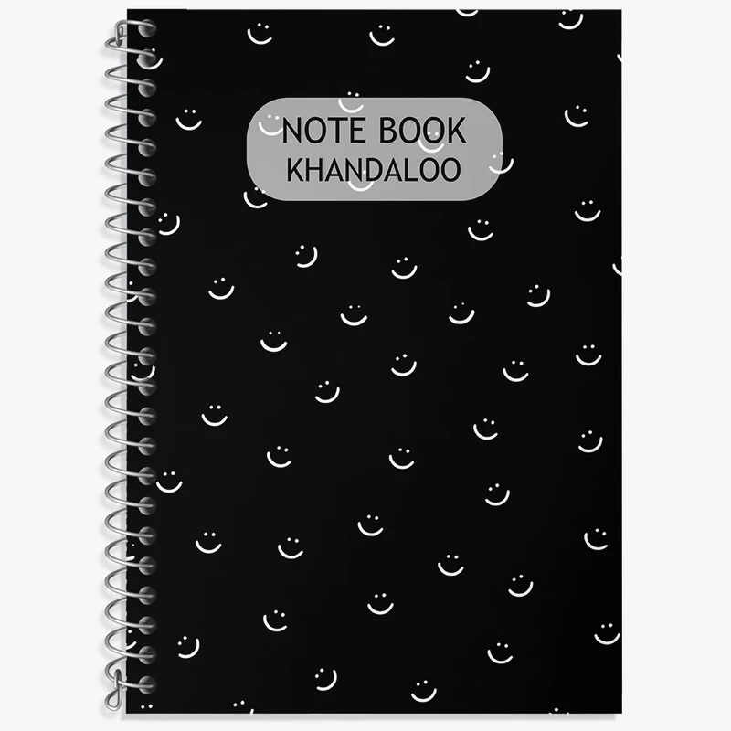 دفتر نت موسیقی 50 برگ خندالو طرح پترن لبخند کد N2740