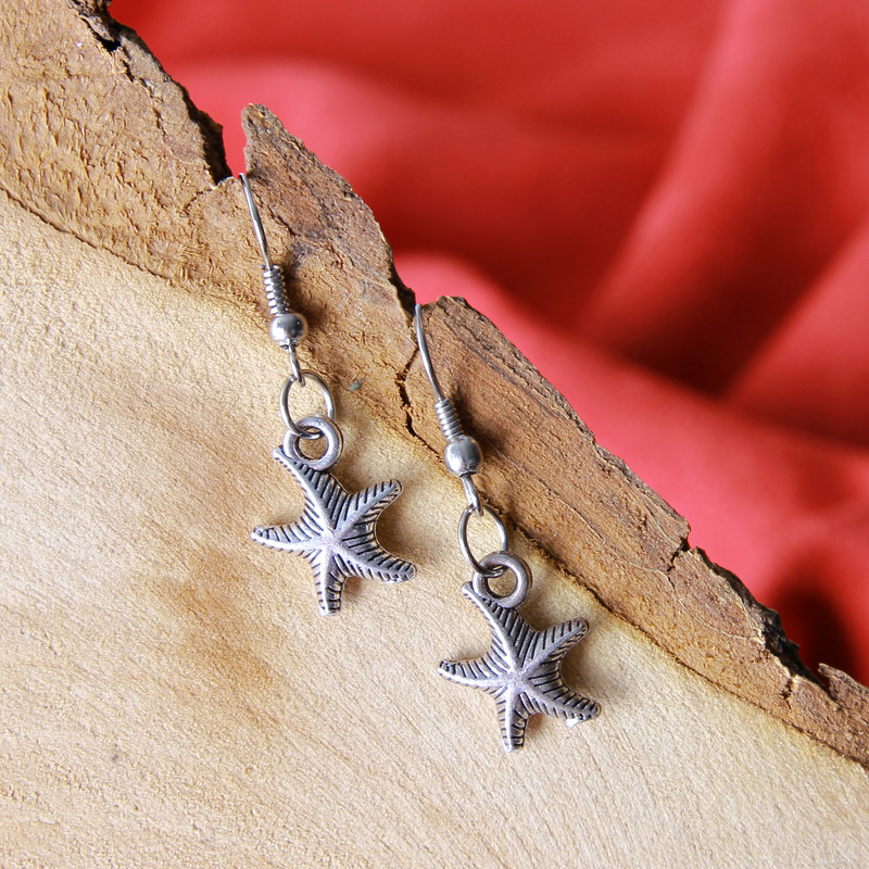 گوشواره دخترانه بازرگانی میلادی کد GZN_101