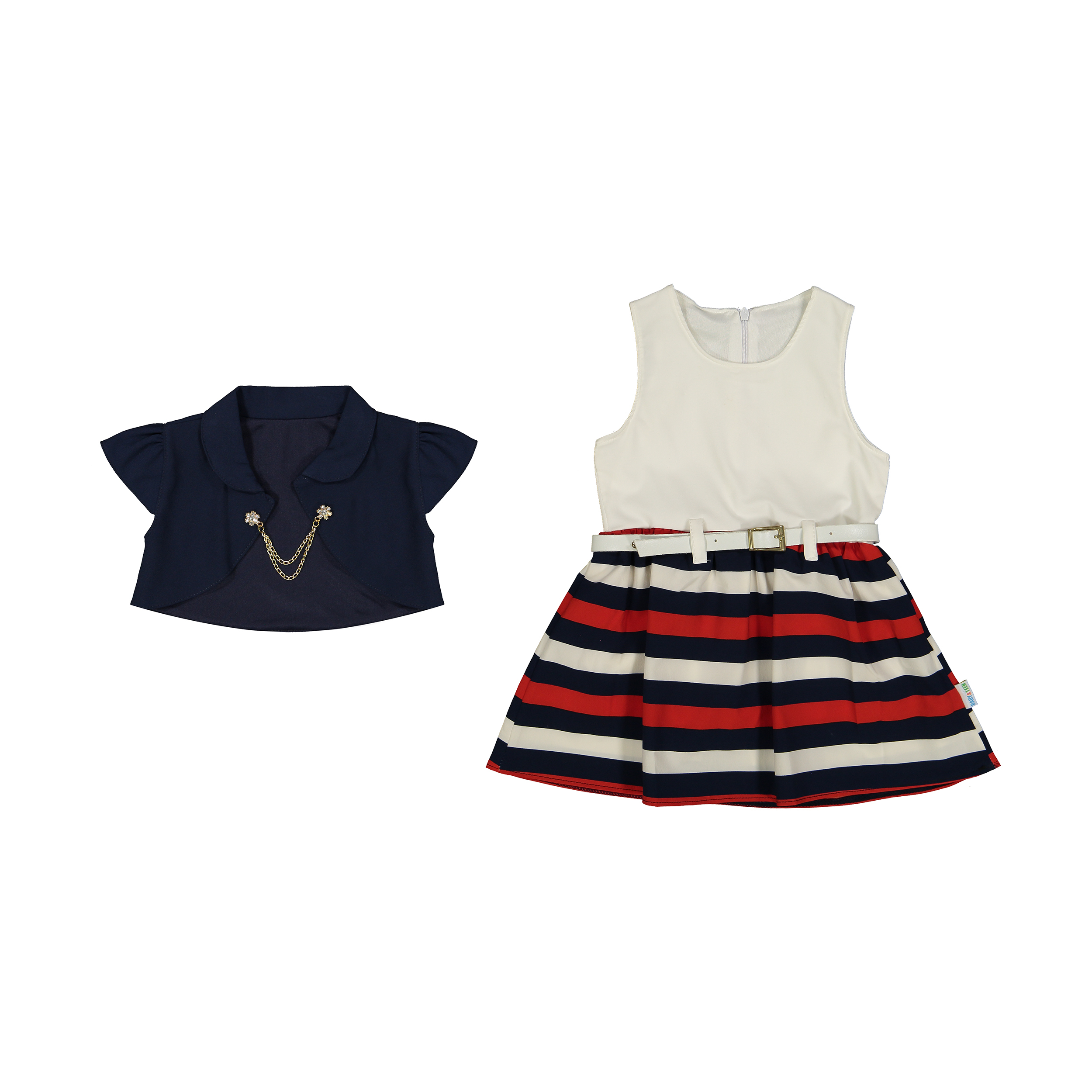 ست کت و پیراهن دخترانه مدل 032