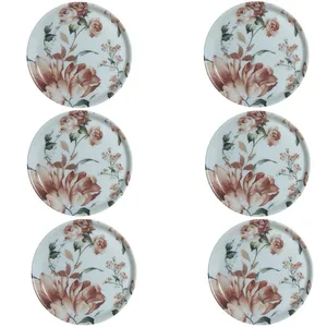 زیر لیوانی مدل Flower مجموعه 6 عددی