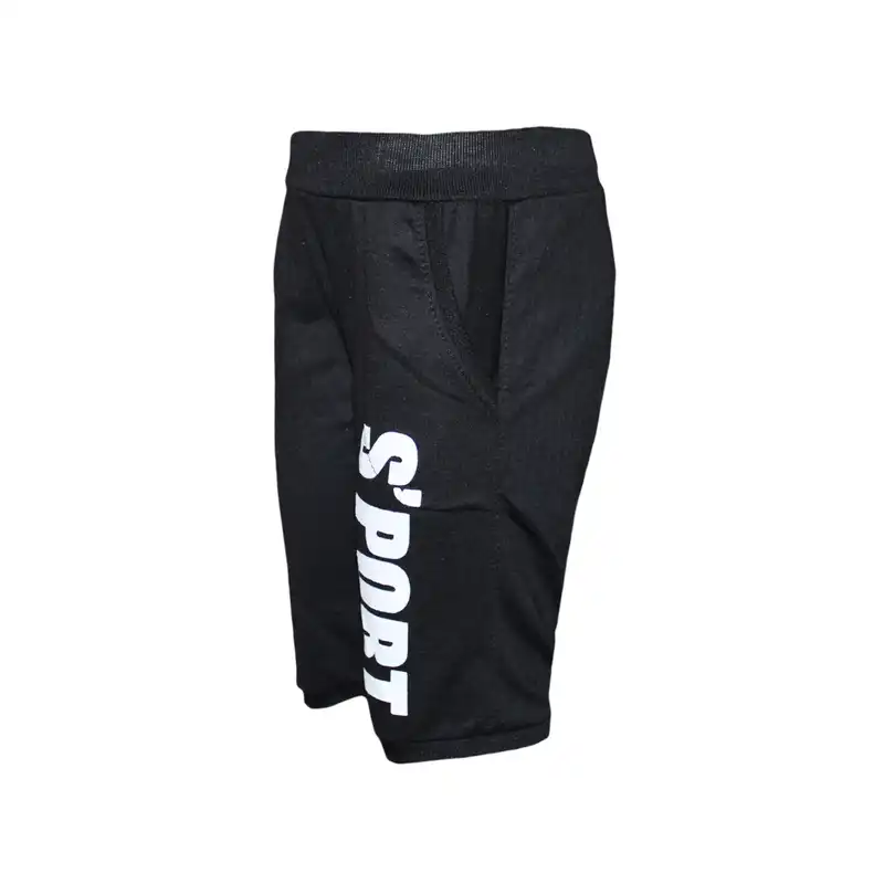 ست تی شرت آستین کوتاه و شلوارک پسرانه چیندکا مدل SPORT حروف برجسته کد 101