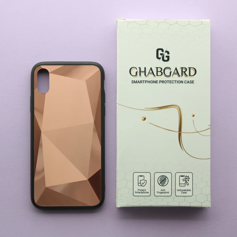 کاور قاب گارد مدل ژله ای الماسی ساده مناسب برای گوشی موبایل اپل iphone X / Xs