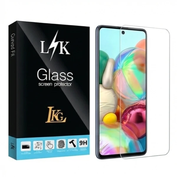محافظ صفحه نمایش ال کا جی مدل EDGLSS-LK مناسب برای گوشی موبایل سامسونگ Galaxy A71