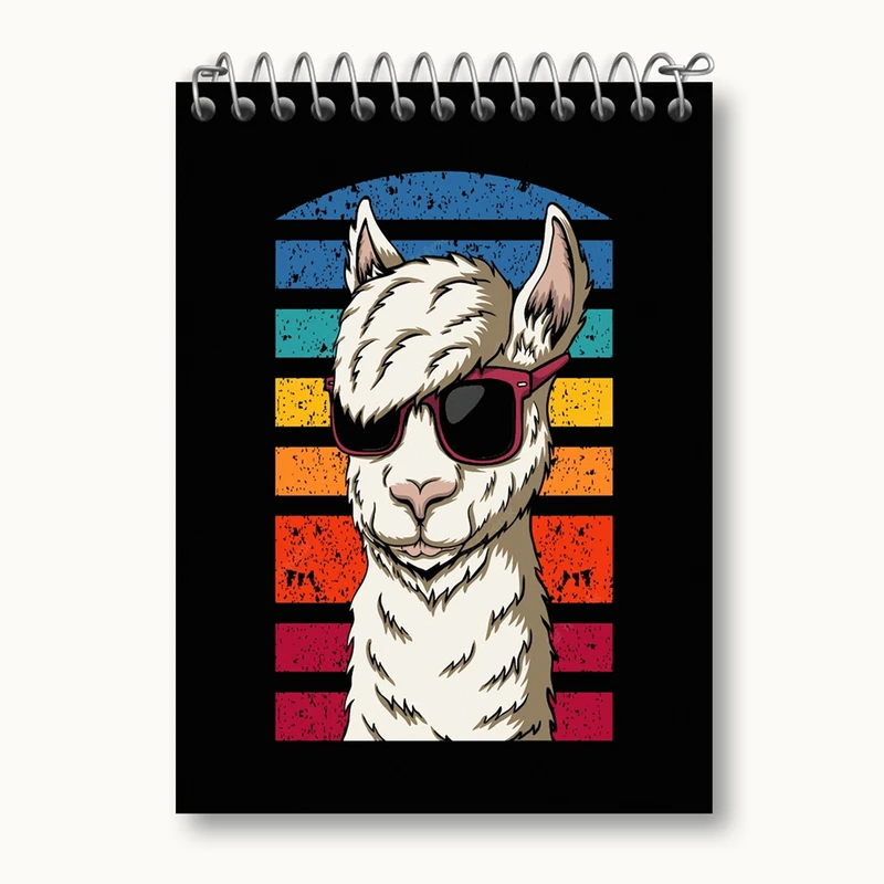 دفتر یادداشت 50 برگ خندالو مدل لاما کد 29570