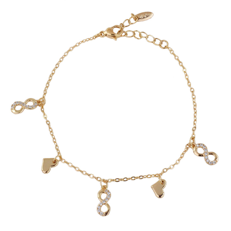 دستبند زنانه ژوپینگ مدل بینهایت کد K428 دستبند زنانه ژوپینگ مدل بینهایت کد K428