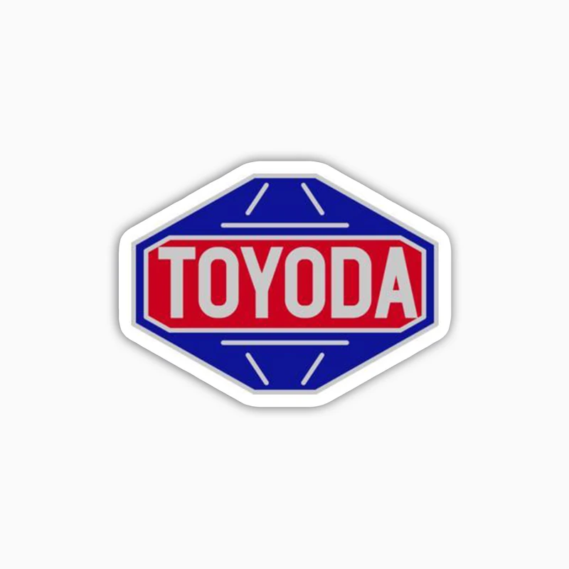 استیکر لپ تاپ و موبایل بووم طرح لوگو Toyota کد FD37 