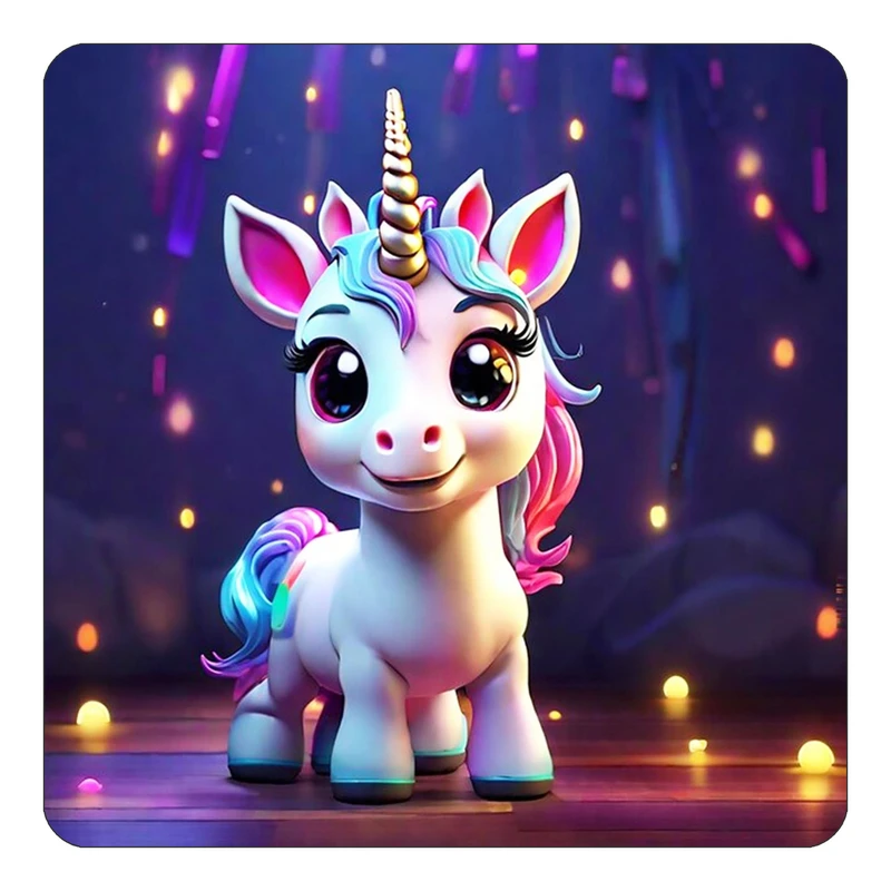 مگنت کاکتی طرح اسب تک شاخ و یونیکورن مدل mp30846