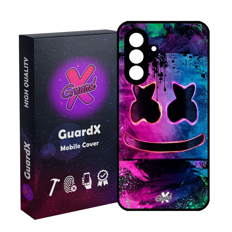 کاور گارد ایکس طرح Marshmello مدل 10028 مناسب برای گوشی موبایل سامسونگ Galaxy S24 FE