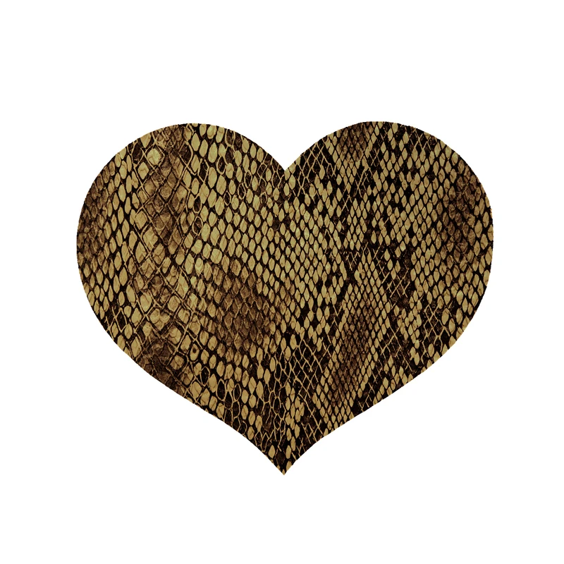 پادری مدل قلب طرح لانه زنبوری کد 5348 سایز 90x90 سانتی متر 