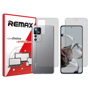 Remax HyMTT model matte screen protector suitable for Xiaomi 12T mobile phone along with the back protector