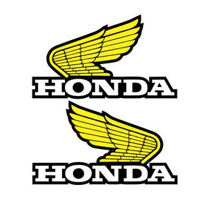 برچسب بدنه موتور سیکلت رایسان طرح هوندا SM053Y بسته دو عددی