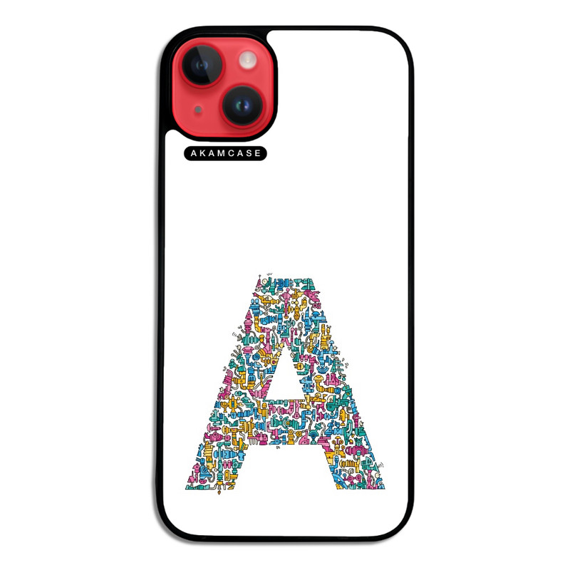 کاور آکام مدل AMC-WA14PLUS-ALPHADOODLEBET-1 مناسب برای گوشی موبایل اپل iPhone 14 Plus