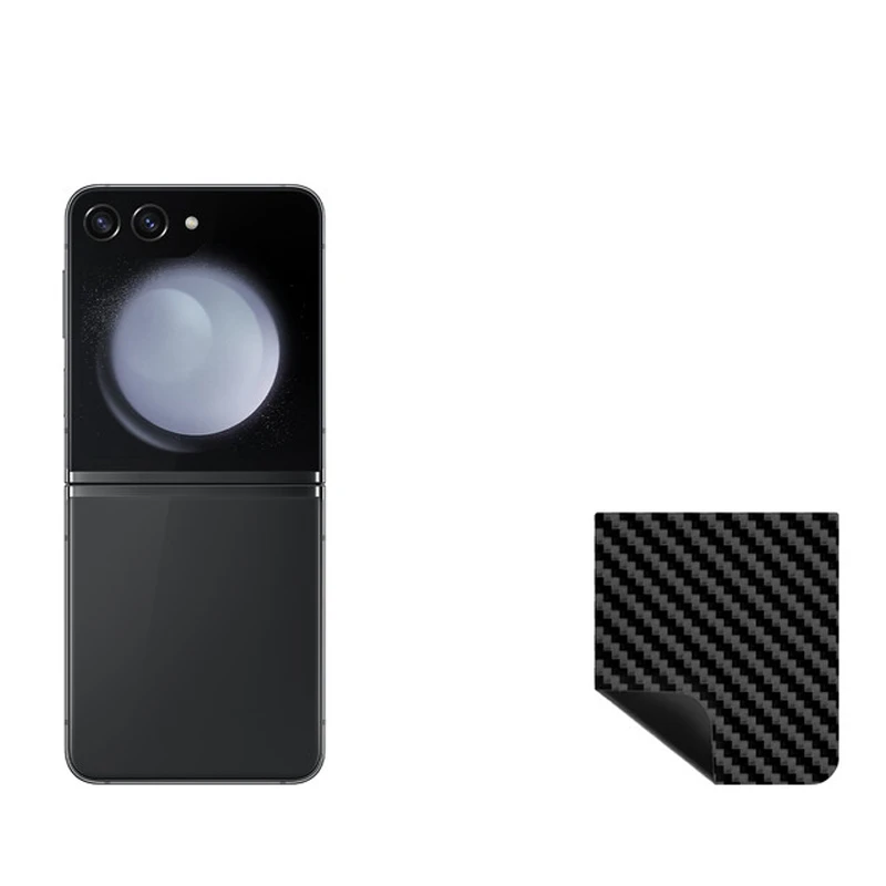برچسب پوششی بستور مدل BT-Fiber طرح فیبر کربن مناسب برای گوشی موبایل سامسونگ Galaxy Z Flip 5