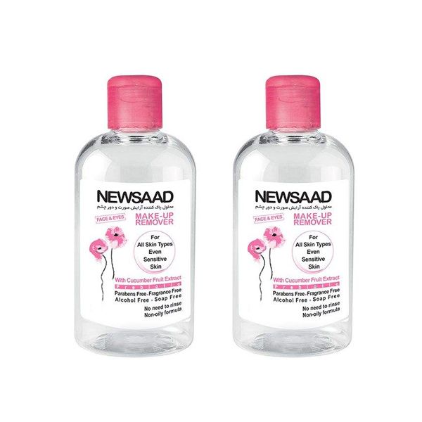 محلول پاک کننده آرایش صورت نیوساد مدل Prebiotic حجم 250 میلی لیتر مجموعه 2 عددی - - 1