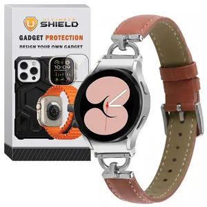 Ultimate Shield band model ThinD Leather PIN suitable for Samsung Galaxy Watch 6 40mm / 6 44mm / 6 classic 43mm / 6 classic 47mm smartwatch