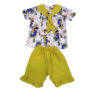 ست بلوز و شلوارک دخترانه مدل میکی کد 4030360