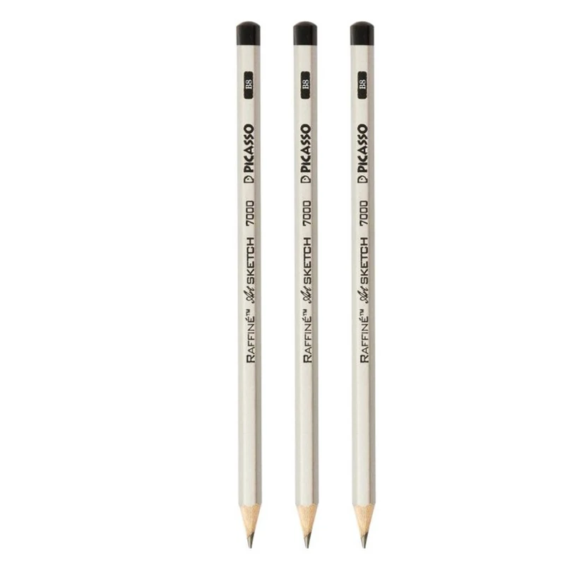مداد طراحی پیکاسو مدل 8B بسته 3 عددی
